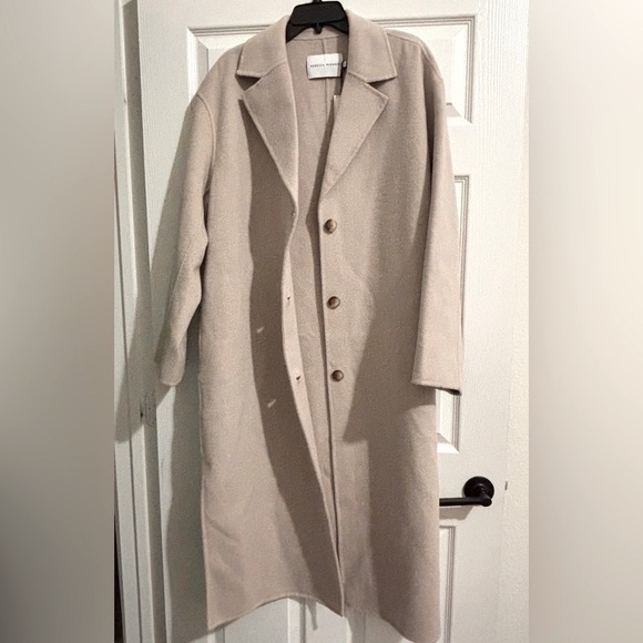 Rebecca Minkoff Relaxed Cream Trench Coat. NWT - Picture 3 of 6